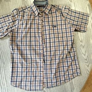 CHAPS Men’s Plaid Cotton Button-down Shirt